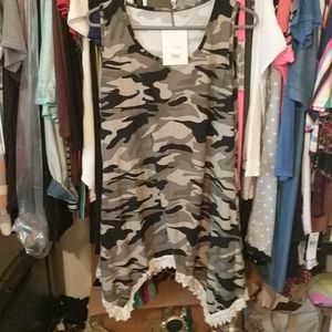 Camo tunic..NBW..NWT.. Bought at a boutique